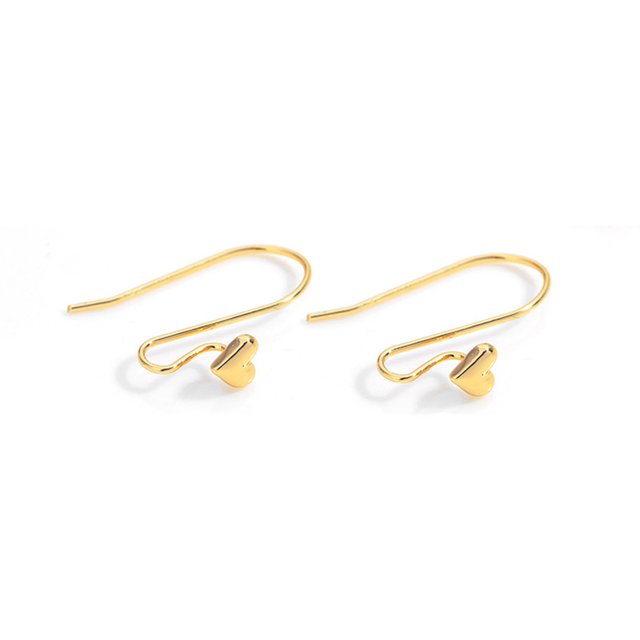 sweethay 1 par de ganchos de Metal para pendientes de mujer, reemplazo DIY para niñas, fabricación de joyas para mujeres, ganchos colgantes, Ropa, zapatos y accesorios Miscelánea Corazón
