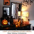 thumbnail image 3 of 2-Pack Halloween Pumpkin LED Lights - Spook Your Home with Remote Control Timer - Orange Pumpkin Halloween Decorations, 3 of 4