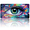 Colorful Eye, variant on 1 Pcs 2D Flat License Plate Covers & Frames, Sun Rays and Clouds For Decorative Front, Waterproof For Decoration Aluminum License Plate Covers & Frames Cover For Men Women, 12" X 6"