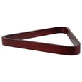 thumbnail image 1 of KAKOWELY Billiards Accessories Billiard Ball Triangle Rack Dark Red Wood for Entertainment Venues 1Pcs, 1 of 8