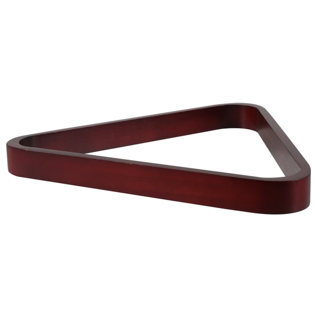 KAKOWELY Billiards Accessories Billiard Ball Triangle Rack Dark Red Wood for Entertainment Venues 1Pcs
