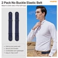 thumbnail image 6 of WHIPPY Men's No Buckle Belts for Jeans Elastic Belt for Women Adjustable Stretch Belt, 6 of 8
