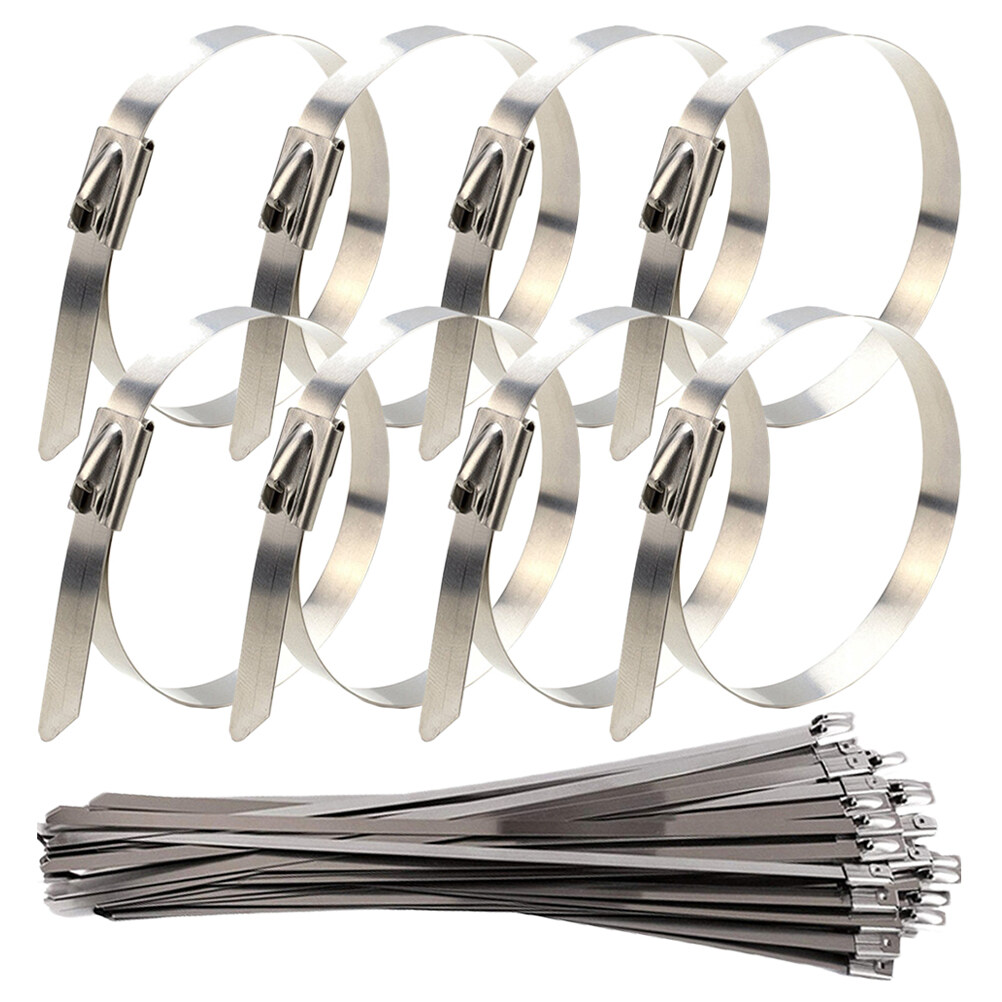 30pcs Zip Ties Stainless Steel Zip Ties Multifunctional Self Locking
