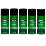 5 Pack BRUT Deodorant Spray Original Fragrance 10 oz Each