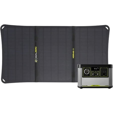 

Goal Zero Yeti 1000 Core + Boulder 200 Briefcase Solar Generator for Camping Tailgating and Emergency Solar Power