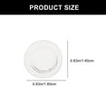 thumbnail image 4 of Yuanmiaoke 10 Pcs Mini Kitchen Glass Soy Sauces Plate Decor Mini Seasoning Dipping Bowl Decor, 4 of 11