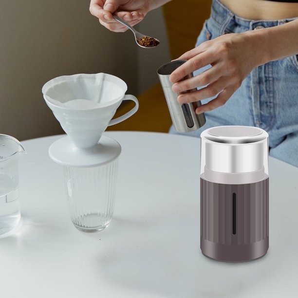 Artículos de liquidación para el hogar QuLuJing, molinillo de café, molinillo de granos eléctrico, molinillo de especias eléctrico, molinillo de hierbas eléctrico, molinillo para granos de café,