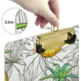 thumbnail image 4 of FMSHPON Pineapple Clipboard Hardboard Wood Nursing Clip Board and Pull for Standard A4 Letter 13x9 inches, 4 of 8