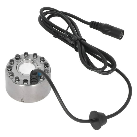 Fog Machine Atomizer, Adjustable Fog Volume Mist Fogger 3 Colour Light for Pond for Rockery