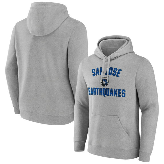 Men's Gray San Jose Earthquakes Victory Arch Pullover Hoodie