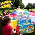 thumbnail image 6 of Flight Line: Giant 12' Parachute - Group Cooperative Games & Sports Play, In-Outdoor Activity, Durable Fabric, Easy-Grip Handles, Storage Bag, Kids 3+, 6 of 8