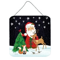 Santa Claus Christmas Wall or Door Hanging Prints