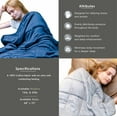 thumbnail image 3 of Pur Serenity Navy 15 lbs 100% Cotton Weighted Blanket 48"x72", 3 of 6