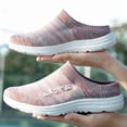 thumbnail image 4 of Men's All Black Knit Slip On Backless Mule Casual Walking Shoes, Breathable Lightweight Non-Slip Wide Toe Lazy Daily Driving Indoor Outdoor Footwear, 4 of 4