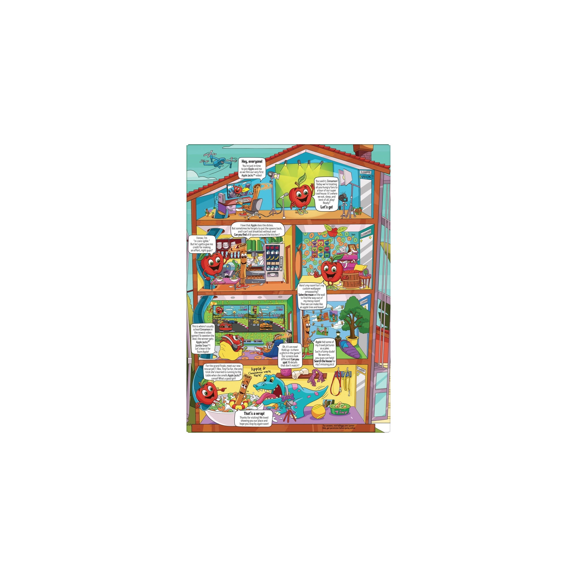Kellogg's Apple Jacks Breakfast Cereal (Pack of 4)
