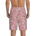 thumbnail image 4 of Lsque Cute Love Mens Sleep Pajama Shorts,Short Pajama Pants, Cotton Ultra-Soft Knit-Medium, 4 of 9
