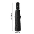 thumbnail image 3 of Deeceymbur Sun Umbrella for Walking Fully Automatic Rotatable Umbrella with LED Flashlight Foldable Black Glue Sunscreen Umbrella Automatic Opening and Closing Protection and Sun Protection, 3 of 4