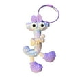thumbnail image 6 of Handmade Crochet Alphabet A-Z Cute Keychain Cartoon Key Ring Letter Keychains For Women Gift For Friends Birthday, 6 of 8