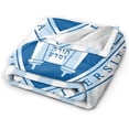 thumbnail image 2 of Yeshiva University Logo Fleece Blanket, Very Soft Microfiber Flannel Blanket for Couch Warm and Cozy for All Seasons, 2 of 6