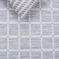 thumbnail image 6 of SAFAVIEH Montauk Elwyn Checkered Cotton Area Rug, Gray/Ivory, 6' x 6' Round, 6 of 10