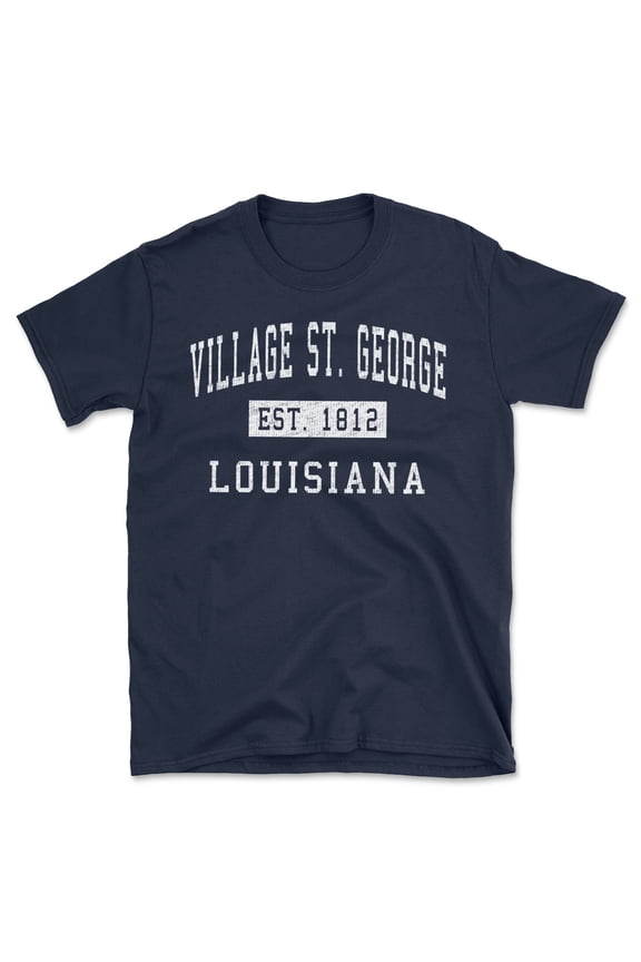 Village St. George Louisiana Classic Established Men's Cotton T-Shirt