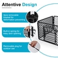 thumbnail image 4 of Vibrant Life 4-Panel Plastic Playpen for Dogs, Black, 24", 4 of 8