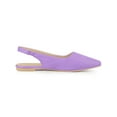 thumbnail image 3 of BLISSFUL STEP Valentine's Women's Shoes Slingback Pointed Toe Flat Shoes Lavender 9, 3 of 7