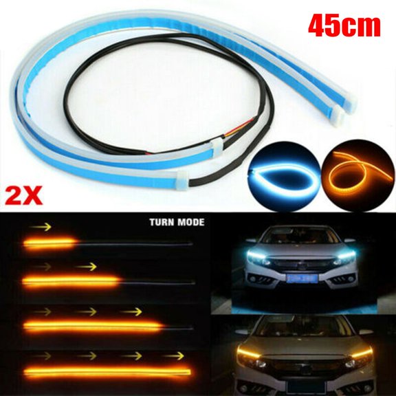 45cm Soft Tube LED Strip for Car Daytime Running Light and Turn Signal