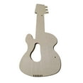thumbnail image 2 of Recortes de guitarra de madera para niños, bricolaje, pintura, juguete de guitarra, adorno colgante, manualidades de madera de guitarra para fiesta te Oval, 2 of 8