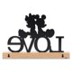 thumbnail image 3 of Decoración de mesa Disney Mickey y Minnie Love, decoración de metal, 3 of 5