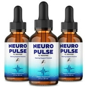 (3 Pack) Neuro Pulse Drops - Ear Support, Natural Formula to Promote Inner Ear Health, Tinnitus Supplement for Ringing, Official Auditory Liquid, NeuroPulse Reviews (90 Servings)