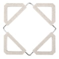 thumbnail image 1 of Dekaim Placemat, Foldable Non-Slip Heat-resistant Dust-proof Placemat for Dinning Table(Beige), 1 of 7