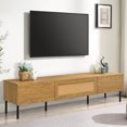thumbnail image 2 of 80-inch TV Compatibility, Sturdy and Spacious / Modern Farmhouse Media Console for Home, 2 of 5