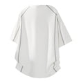 thumbnail image 7 of TKKCS Mens Crew Neck T-Shirts- Contrast Stitching Casual Summer Stretch Daily Wear Regular Fit Short Sleeve Tees White Size 4XL, 7 of 7