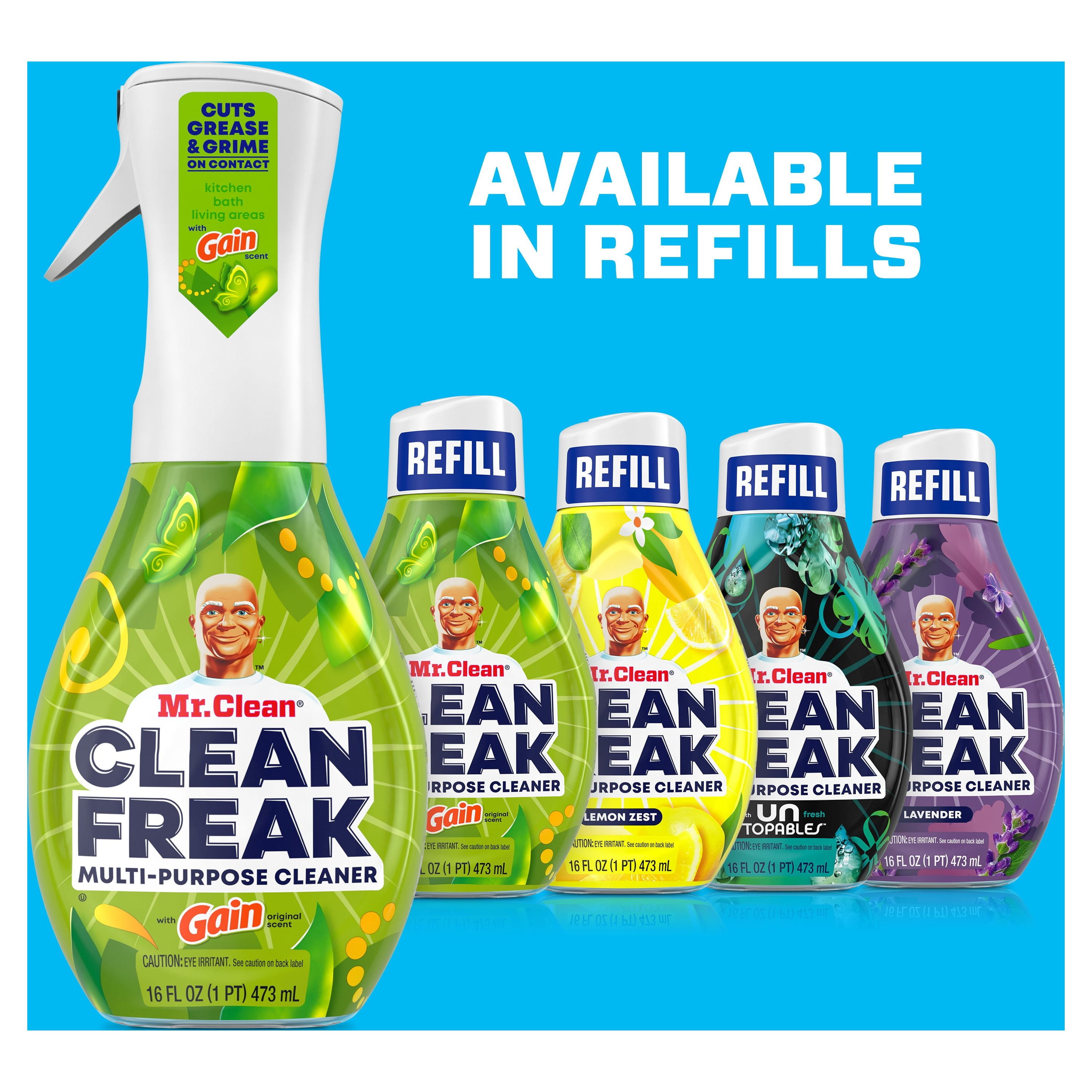 Mr. Clean Clean Freak Lavender Mist Refill - 16 FZ 6 Pack