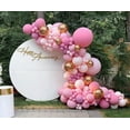 thumbnail image 6 of MMTX Pink Balloons Garland Party Decoration with Confetti Balloons Rose Gold 4D Balloons Pink Balloon for Birthday Party Wedding Baby Shower, 6 of 13