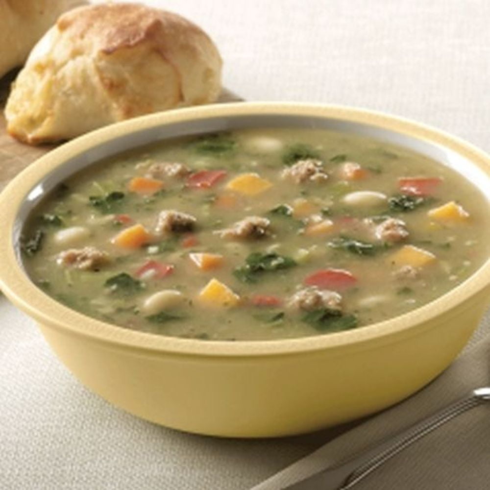 Blount Turkey Sausage and Kale Soup Entree, 4 Pound 4 per case
