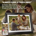 thumbnail image 5 of Jazeyeah 10.1 inch Digital Picture Frame 32GB Memory Wood Wifi Smart Frameo Digital Frame IPS Touch Screen Share Photos and Videos Supports Micro SD Card Gifts, 5 of 9