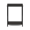 thumbnail image 6 of Furinno Simplistic Side Table, 2-Tier Black End Table with Metal Frame, Open Shelf Night Stand, Bedside Table, Easy Assembly, for Living Room, Bedroom, Black Espresso, 6 of 6