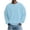 #Light Blue, variant on DPTALR Men's Casual Loose Fashion Round Neck Long Sleeve Pullover Shirt Top,Navy, L