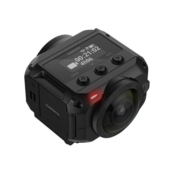 Garmin VIRB 360 - 360������ action camera - / 30 fps 12.0 MP - Wi-Fi, NFC, ANT/ANT+ - underwater up to 30ft - Walmart.com