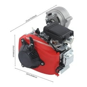 DENEST 49CC 4-Stroke Gas Petrol Bike Bicycle Motorized Engine Motor Kit Chain Scooter ATV Bike
