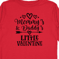 thumbnail image 4 of Inktastic Mommy Daddy Little Valentine Boys or Girls Long Sleeve Toddler T-Shirt, 4 of 5