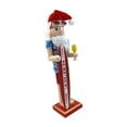 thumbnail image 4 of AMLESO 15inch Wood Beach Santa Figure Nutcracker Puppet Toy for House Warming Party A, 4 of 8