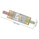 thumbnail image 2 of WEAVILUX De Cerraduras Para Puerta Corrediza Antirrobo Con Llave Para Tiendas Y Bodegas, 2 of 6