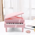 thumbnail image 3 of Alcancía con forma de piano, decoración para el hogar, figuras artesanales, coleccionables, ahorro de dinero rosado, 3 of 5