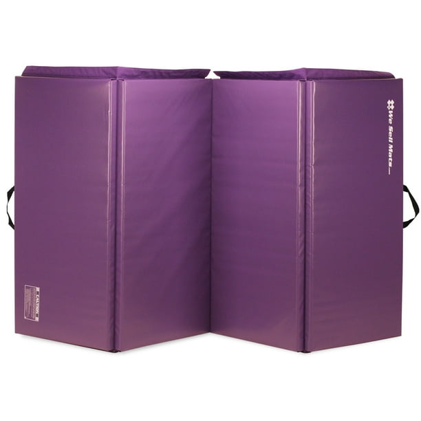 We Sell Mats Folding Personal Fitness Exercise Mat 4 X 8 Purple Walmart Com Walmart Com