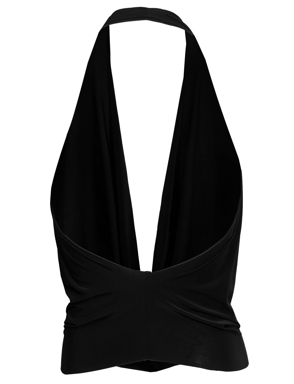 black halter neck blouse online