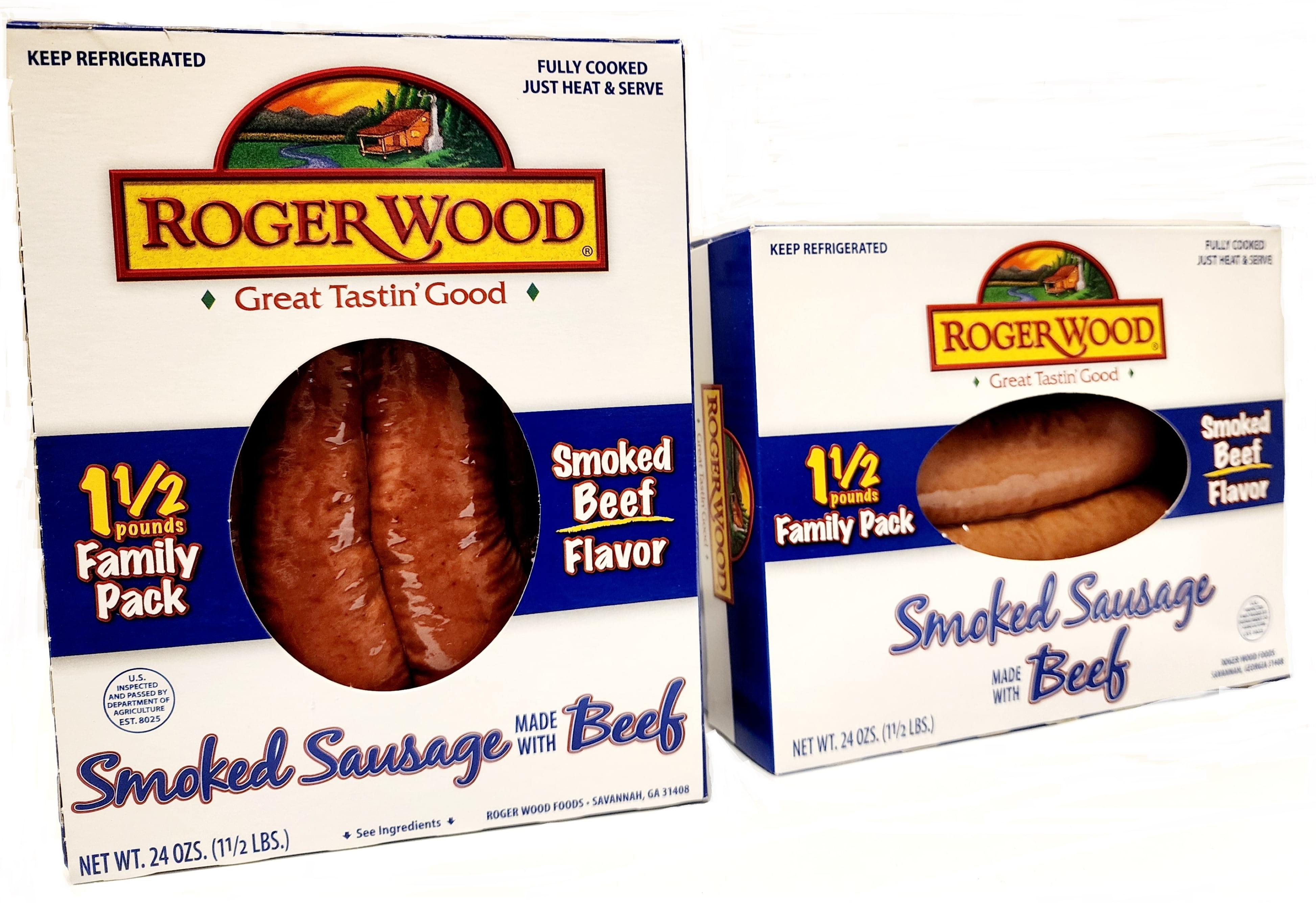 Roger wood smoked sausage top