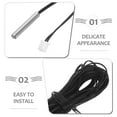 thumbnail image 3 of OUNONA 5Pcs Refrigerator Temperature Sensor Probe Black High Precision Thermistor for Home Cooling Systems, 3 of 8